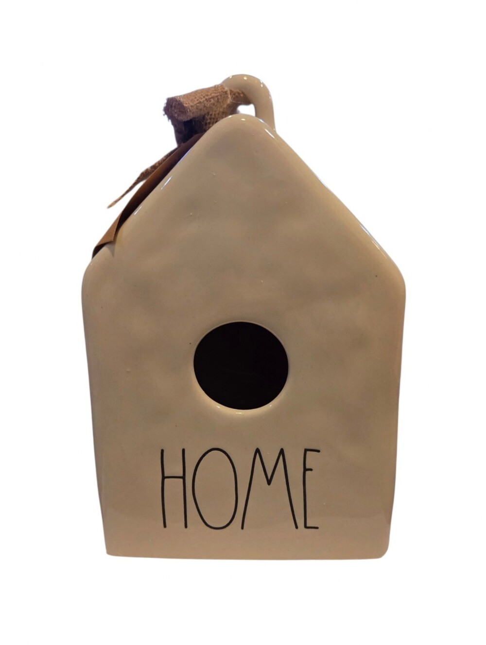 Rae Dunn HOME Cottagecore Bird House Cream Black Artisan Collection by Magenta